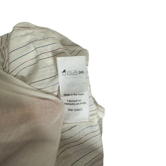 Emerson Fry India Collection Isla Dress Rainbow Ivory Lurex M/L - Picture 11 of 12